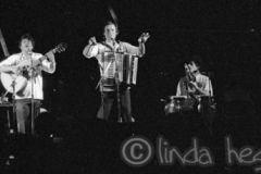 Cutumay Camones, grupo de miembros del FMLN, tocando en Chicago, Illinois, EEUU 1989
