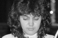 Cutumay Camones, grupo de miembros del FMLN, tocando en Chicago, Illinois, EEUU 1989