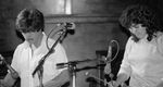 Cutumay Camones, grupo de miembros del FMLN, tocando en Chicago, Illinois, EEUU 1989