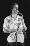 Cutumay Camones, grupo de miembros del FMLN, tocando en Chicago, Illinois, EEUU 1989