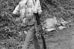 combatientes del erp en el norte de morazan en Perquin jul 90