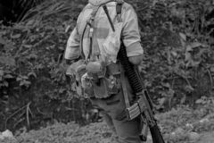 combatientes del erp en el norte de morazan en Perquin jul 90