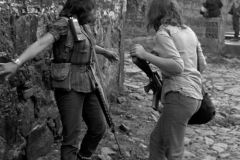 combatientes del erp en el norte de morazan en Perquin jul 90