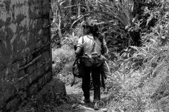 combatientes del erp en el norte de morazan en Perquin jul 90