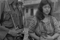 combatientes del erp en el norte de morazan en Perquin jul 90