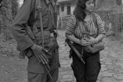 combatientes del erp en el norte de morazan en Perquin jul 90