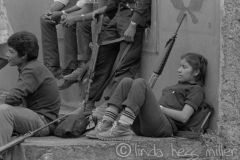 combatientes del erp en el norte de morazan en Perquin jul 90