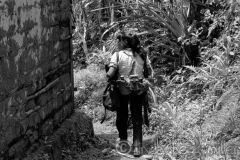 combatientes del erp en el norte de morazan en Perquin jul 90