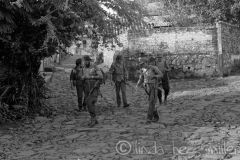 combatientes del erp en el norte de morazan en Perquin jul 90