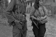 combatientes del erp en el norte de morazan en Perquin jul 90