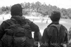 combatientes del erp en el norte de morazan en Perquin jul 90