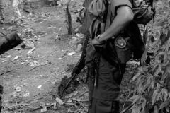 combatientes del erp en el norte de morazan en Perquin jul 90