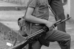 combatientes del erp en el norte de morazan en Perquin jul 90