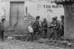 combatientes del erp en el norte de morazan en Perquin jul 90