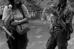 combatientes del erp en el norte de morazan en Perquin jul 90