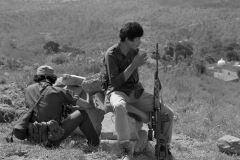 combatientes del erp en el norte de morazan en Perquin jul 90