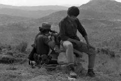 combatientes del erp en el norte de morazan en Perquin jul 90