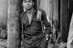 combatientes del erp en el norte de morazan en Perquin jul 90