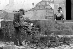 combatientes del erp en el norte de morazan en Perquin jul 90