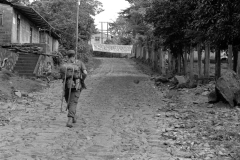 combatientes del erp en el norte de morazan en Perquin jul 90