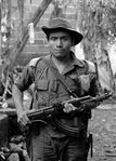 combatientes del erp en el norte de morazan en Perquin jul 90